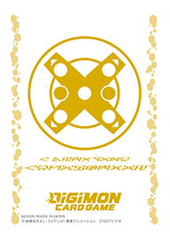 Digimon TCG: Official Card Sleeves - "X-Antibody" 2025 Ver.1.0 60Ct Card Sleeves Bandai