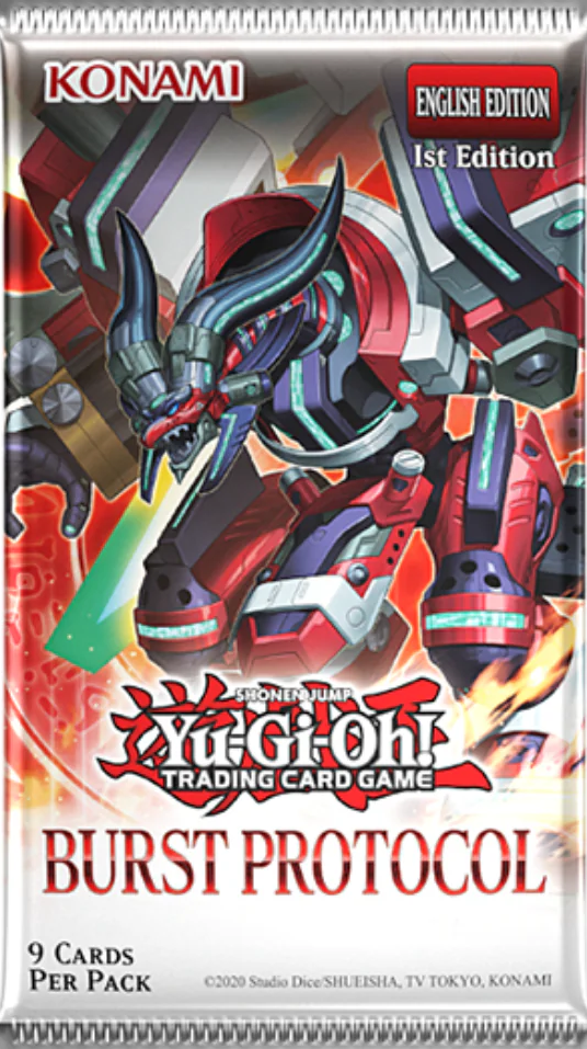 Yu-Gi-Oh! Burst Protocol - Booster Pack Yugioh Sealed Yu-Gi-Oh!