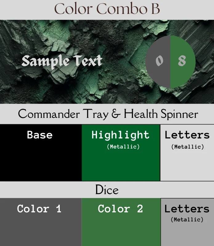 Nerd Gear: The Commander Essentials Kit - Midnight Forest Dice & Gaming Accessories Nerd Gear