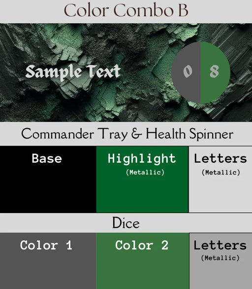 Nerd Gear: The Commander Essentials Kit - Midnight Forest Dice & Gaming Accessories Nerd Gear