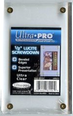 1/2" 4 Screw Lucite Screwdown Non-Recessed  Ultra Pro Sleeves Taps Games Edmonton Alberta