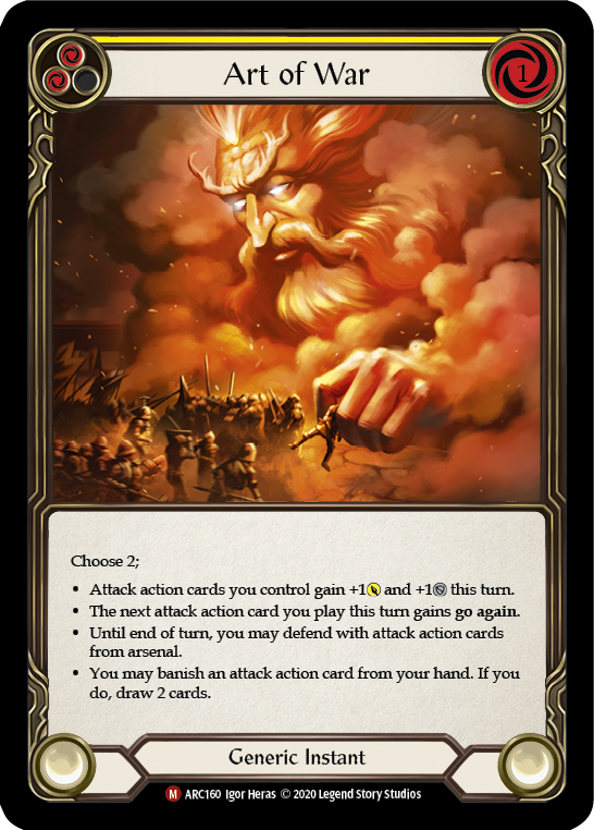 Art of War [ARC160] Unlimited Edition Normal Flesh And Blood Single Flesh And Blood   