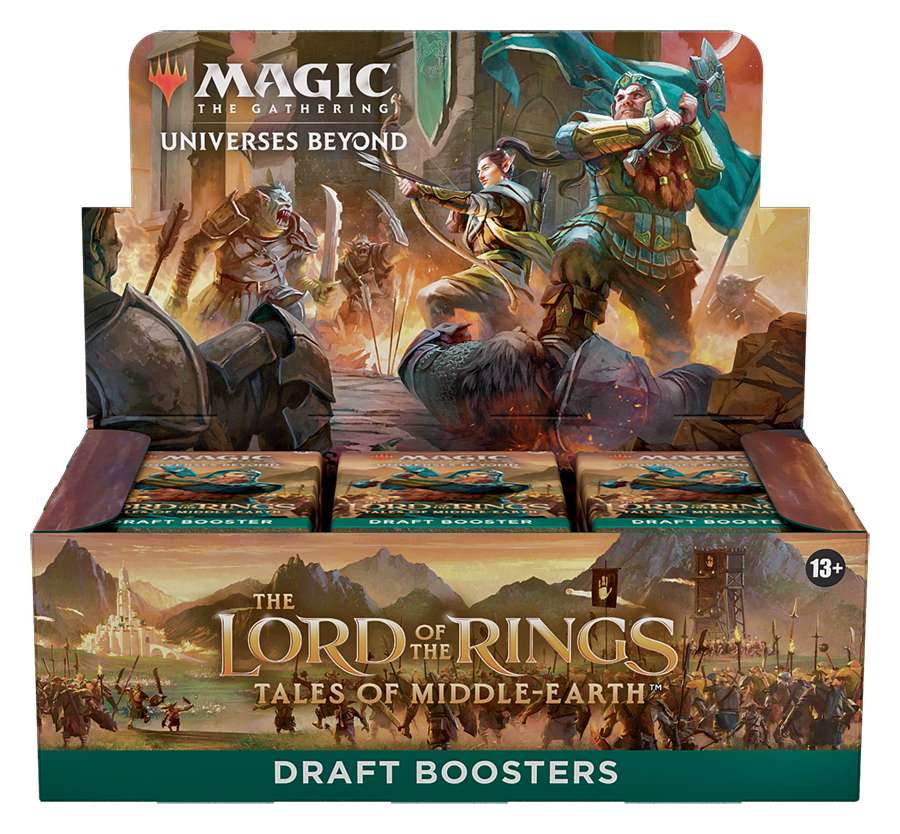 MTG The Lord of the Rings: Tales of Middle-earth Draft Booster Box MTG Sealed Magic: The Gathering   