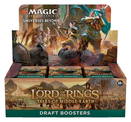 MTG The Lord of the Rings: Tales of Middle-earth Draft Booster Box MTG Sealed Magic: The Gathering   
