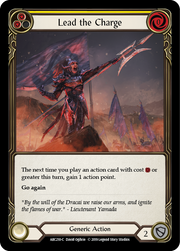 Lead the Charge (Yellow) [ARC210-C] 1st Edition Normal Flesh And Blood Single Flesh And Blood   