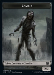 Zombie // Eldrazi Scion Double-Sided Token [Tokens] Double Masters 2022 Tokens MTG Single Magic: The Gathering