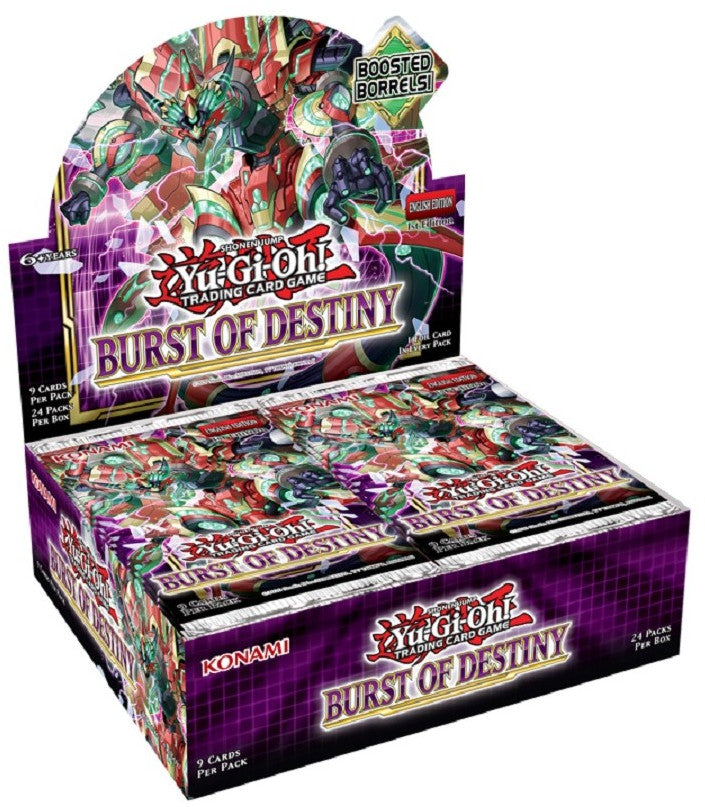 Yu-Gi-Oh! Burst of Destiny - Booster Box (1st Edition) Yugioh Sealed Yu-Gi-Oh!   