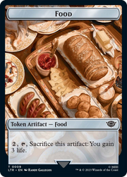Food (09) // Spirit Double-Sided Token [The Lord of the Rings: Tales of Middle-Earth Tokens] MTG Single Magic: The Gathering   