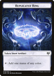 Dwarf Berserker // Replicated Ring Double-Sided Token [Tokens] Kaldheim Tokens MTG Single Magic: The Gathering