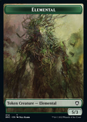 Powerstone // Elemental Double-Sided Token [Tokens] The Brothers' War Tokens MTG Single Magic: The Gathering