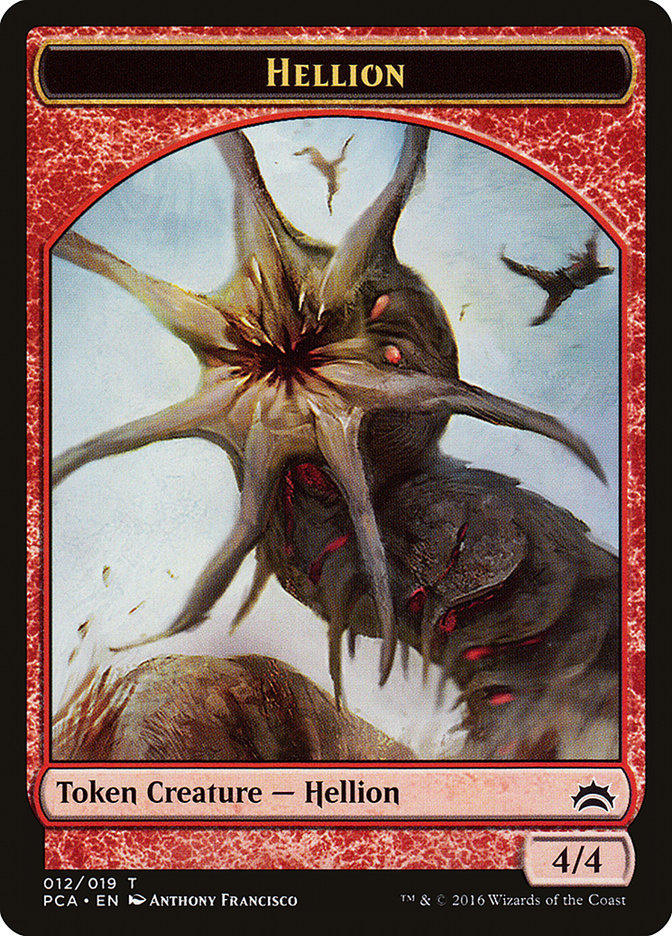 Hellion Token [Tokens] Planechase Anthology Tokens MTG Single Magic: The Gathering