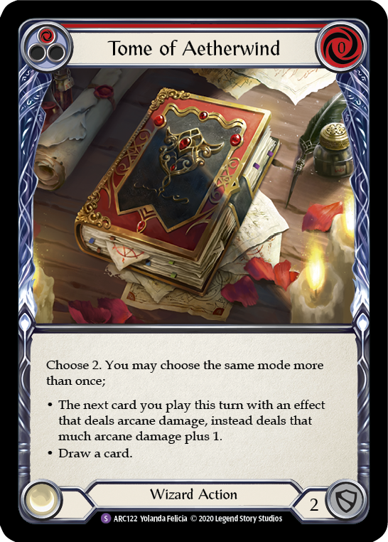 Tome of Aetherwind [ARC122] Unlimited Edition Normal Flesh And Blood Single Flesh And Blood   