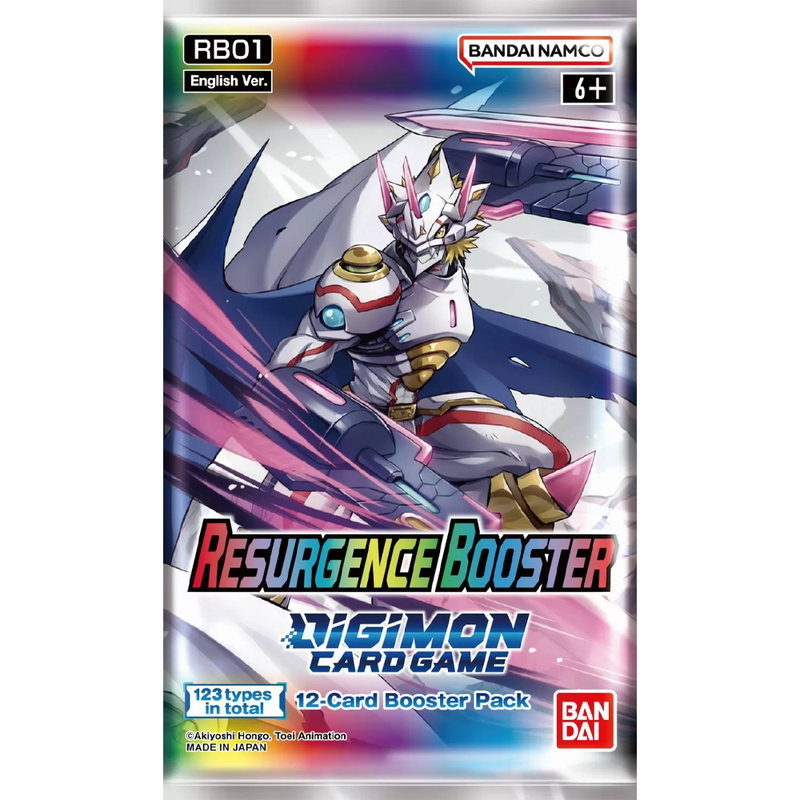 Digimon Resurgence Booster - Booster Pack [RB01] Digimon Sealed Digimon   