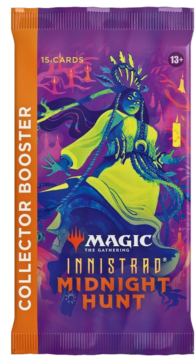 MTG Innistrad: Midnight Hunt Collector Booster Pack MTG Sealed Magic: The Gathering   
