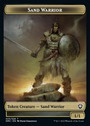 Soldier // Sand Warrior Double-Sided Token [Tokens] Dominaria United Tokens MTG Single Magic: The Gathering