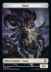 Zombie // Goat Double-Sided Token [Streets of New Capenna Commander Tokens] MTG Single Magic: The Gathering   