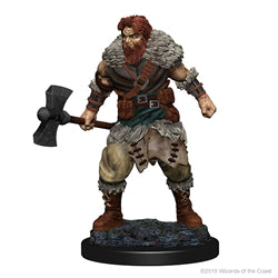 D&D Nolzur's Marvelous Miniatures: W1 Human Barbarian Unpainted Miniatures WizKids