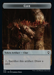 Shapeshifter (022) // Clue Double-Sided Token [Commander Legends: Battle for Baldur's Gate Tokens] MTG Single Magic: The Gathering   