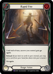 Rapid Fire [ARC047] Unlimited Edition Normal Flesh And Blood Single Flesh And Blood   