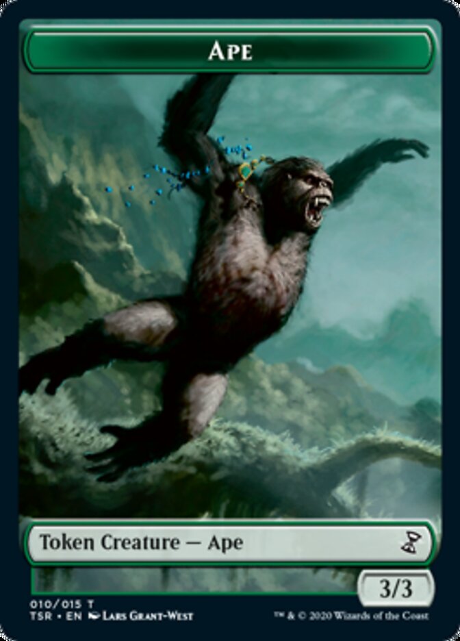 Ape Token [Tokens] Time Spiral Remastered Tokens MTG Single Magic: The Gathering