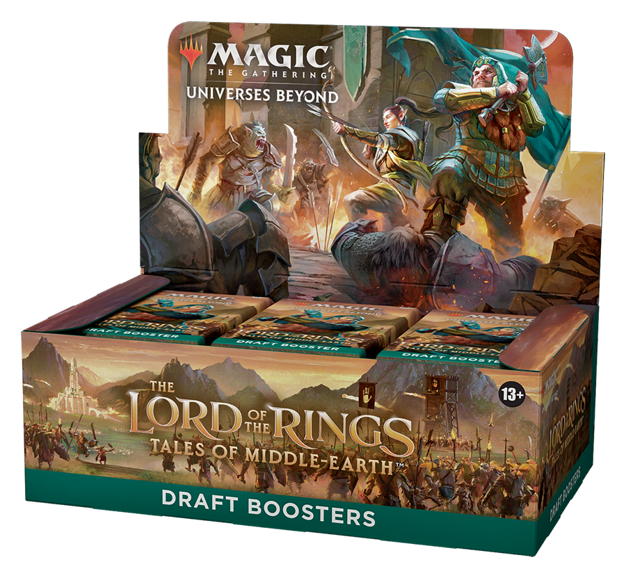 MTG The Lord of the Rings: Tales of Middle-earth Draft Booster Box MTG Sealed Magic: The Gathering   