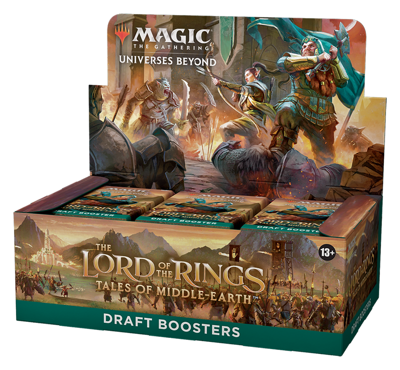 MTG The Lord of the Rings: Tales of Middle-earth Draft Booster Box MTG Sealed Magic: The Gathering   
