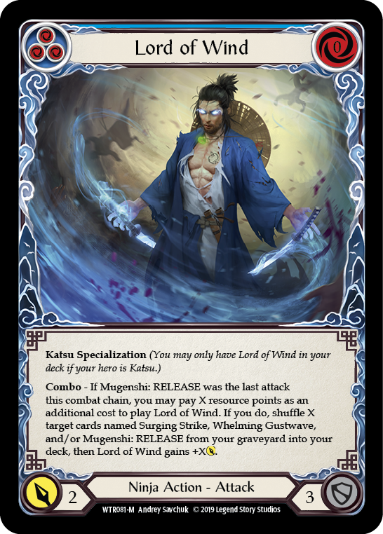 Lord of Wind [WTR081-M] Alpha Print Normal Flesh And Blood Single Flesh And Blood   