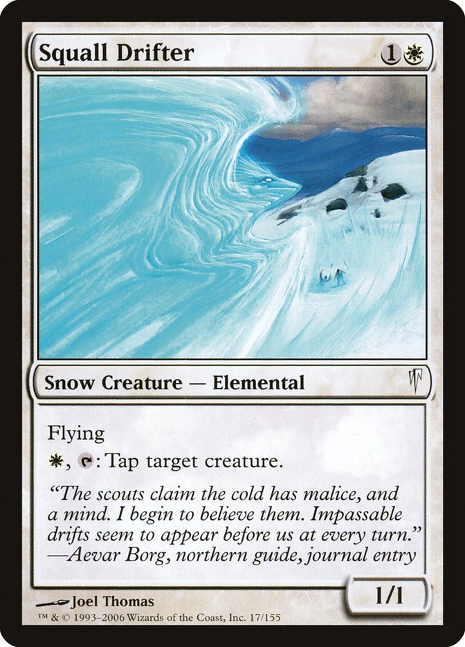 Squall Drifter [Coldsnap] MTG Single Magic: The Gathering   