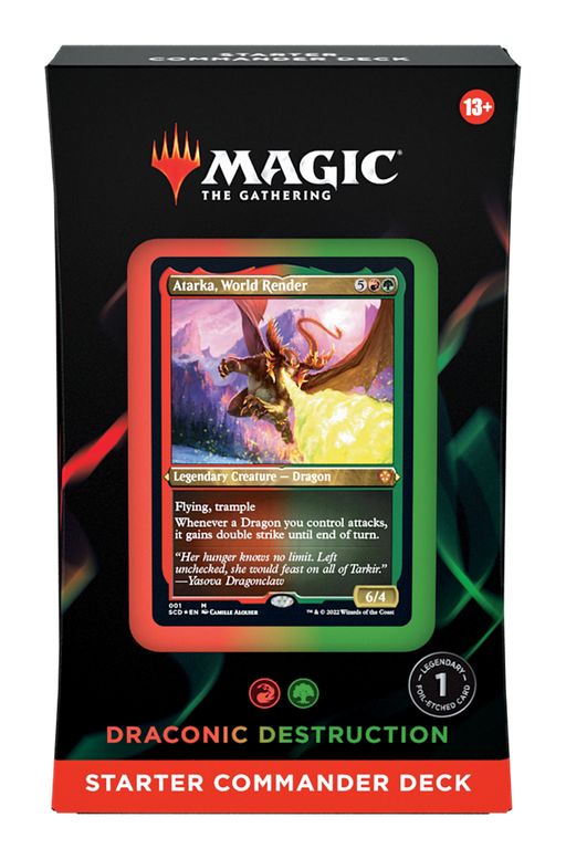 MTG Starter Commander Deck: Draconic Destruction MTG Sealed Magic: The Gathering   