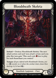 Bloodsheath Skeleta [CRU141] 1st Edition Cold Foil Flesh And Blood Single Flesh And Blood   
