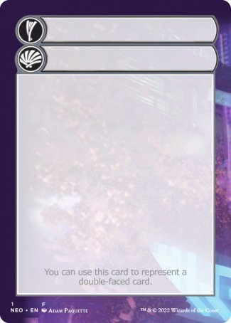 Helper Card (1/9) [Tokens] Kamigawa: Neon Dynasty Tokens MTG Single Magic: The Gathering