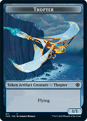 Bird // Thopter Double-Sided Token [Starter Commander Decks] MTG Single Magic: The Gathering   