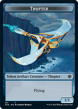 Pegasus // Thopter Double-Sided Token [Starter Commander Decks] MTG Single Magic: The Gathering   
