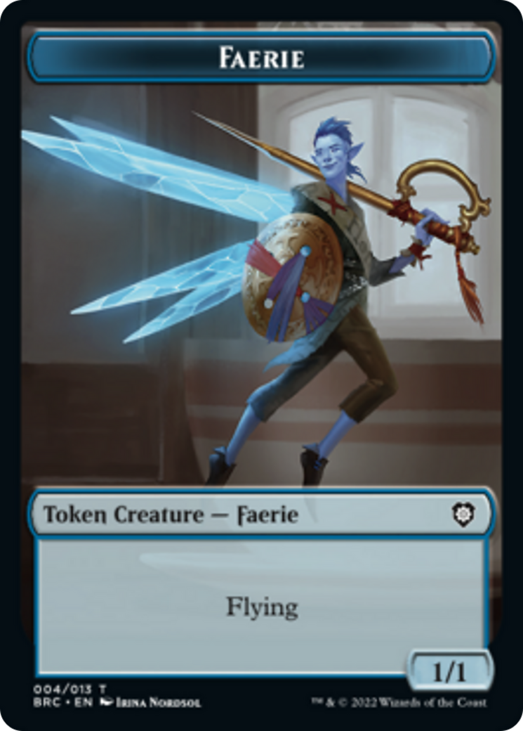 Faerie // Powerstone Double-Sided Token [Tokens] The Brothers' War Commander Tokens MTG Single Magic: The Gathering