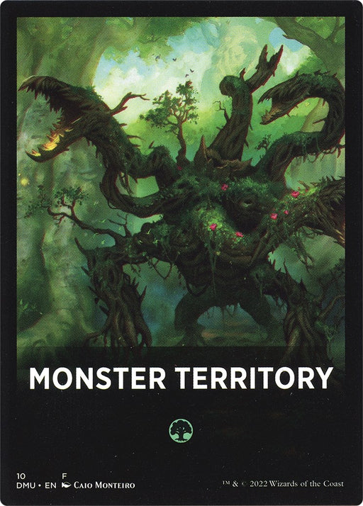 Monster Territory Theme Card [Tokens] Dominaria United Tokens MTG Single Magic: The Gathering