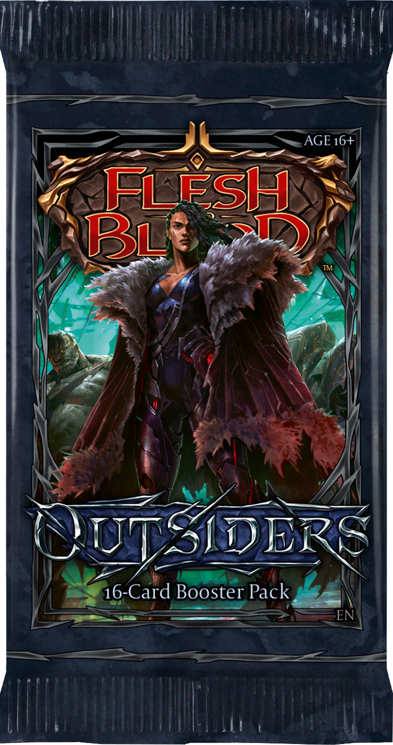 Flesh and Blood Outsiders Booster Pack Flesh And Blood Sealed Flesh And Blood   