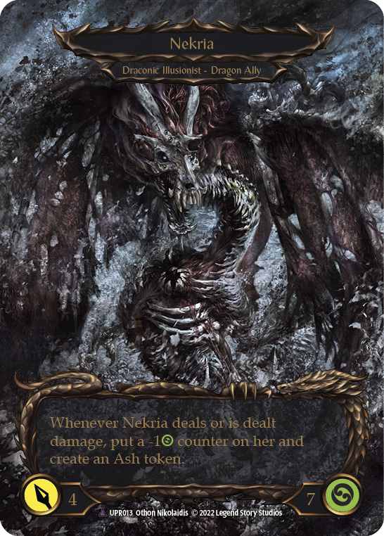 Invoke Nekria // Nekria (Marvel) [UPR013] (Uprising)  Cold Foil Flesh And Blood Single Flesh And Blood   
