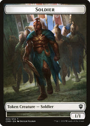 Angel // Soldier Double-Sided Token [Tokens] Commander Legends Tokens MTG Single Magic: The Gathering