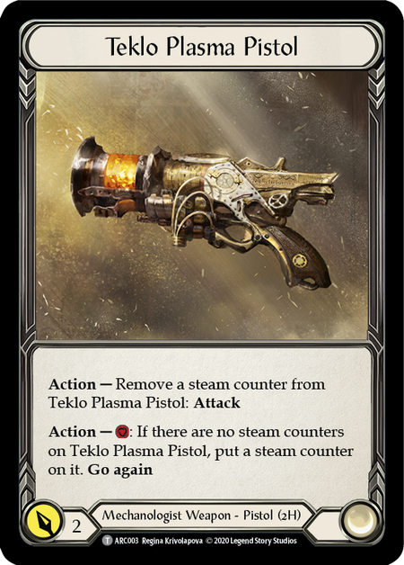 Nebula Blade // Teklo Plasma Pistol [U-ARC077 // U-ARC003] (Arcane Rising Unlimited) Flesh And Blood Single Flesh And Blood   