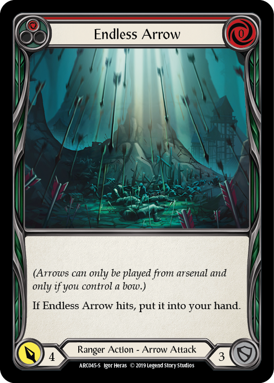 Endless Arrow [ARC045-S] 1st Edition Normal Flesh And Blood Single Flesh And Blood   