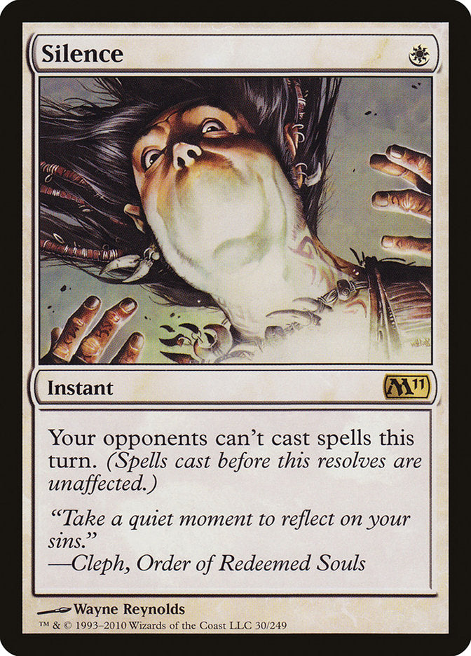 Silence [Magic 2011] MTG Single Magic: The Gathering   