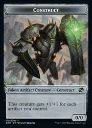 Thopter // Construct (005) Double-Sided Token [Tokens] The Brothers' War Tokens MTG Single Magic: The Gathering