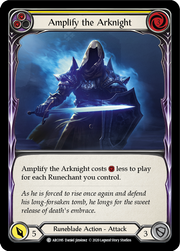 Amplify the Arknight (Yellow) [ARC095] Unlimited Edition Rainbow Foil Flesh And Blood Single Flesh And Blood   