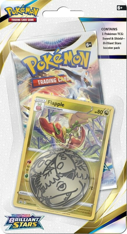 Pokémon: Brilliant Stars - Single Pack Blister (Flapple) Pokemon Sealed Pokémon