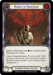 Reduce to Runechant (Yellow) [ARC089] Unlimited Edition Normal Flesh And Blood Single Flesh And Blood   
