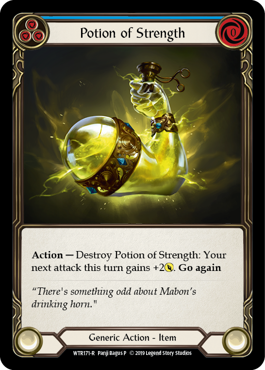 Potion of Strength [WTR171-R] Alpha Print Normal Flesh And Blood Single Flesh And Blood   