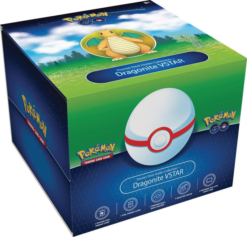 Pokemon GO - Premier Deck Holder Collection (Dragonite VSTAR) Pokemon Sealed Pokémon   