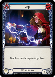 Zap (Blue) [ARC146] Unlimited Edition Rainbow Foil Flesh And Blood Single Flesh And Blood   