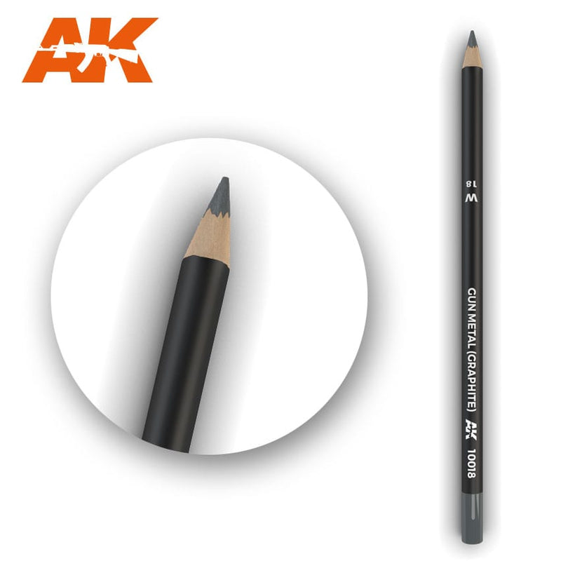 AK Interactive: Weathering Pencil - Gun Metal (Graphite)