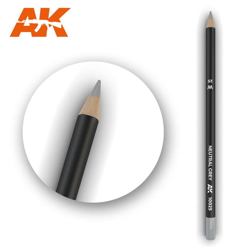 AK Interactive: Weathering Pencil - Neutral Grey Model Paints AK INTERACTIVE